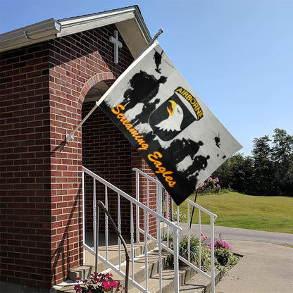 Army 101st Airborne Screaming Eagles Soldiers flag 3x5ft banner man cave