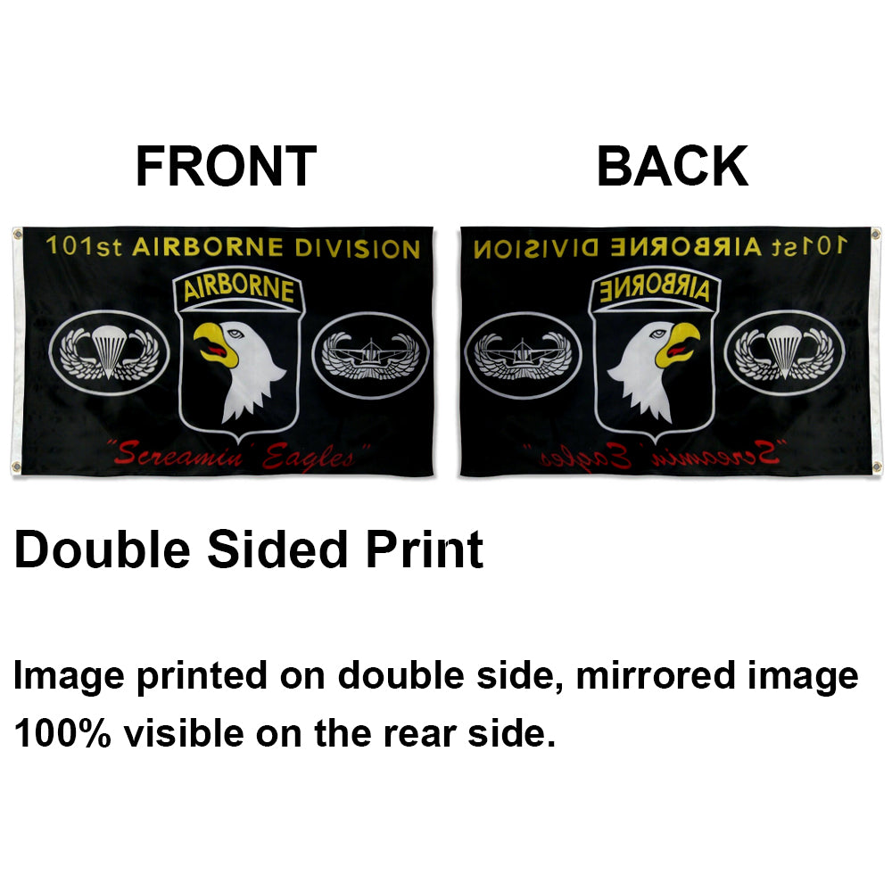 Army 101st Airborne Division Screamin Eagles flag 3x5ft banner man cave