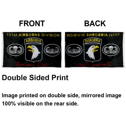 Army 101st Airborne Division Screamin Eagles flag 3x5ft banner man cave