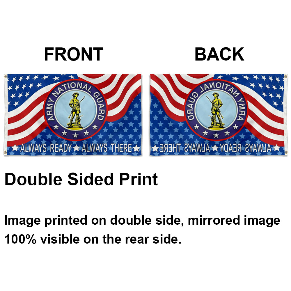 Army National Guard Emblem USA PRINTED flag 3x5ft banner man cave