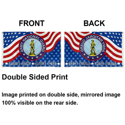 Army National Guard Emblem USA PRINTED flag 3x5ft banner man cave