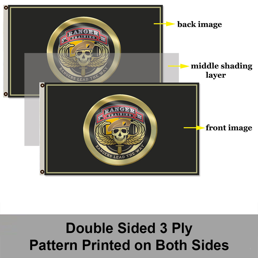 Army Ranger 5th Tarning bn flag 3x5ft banner man cave