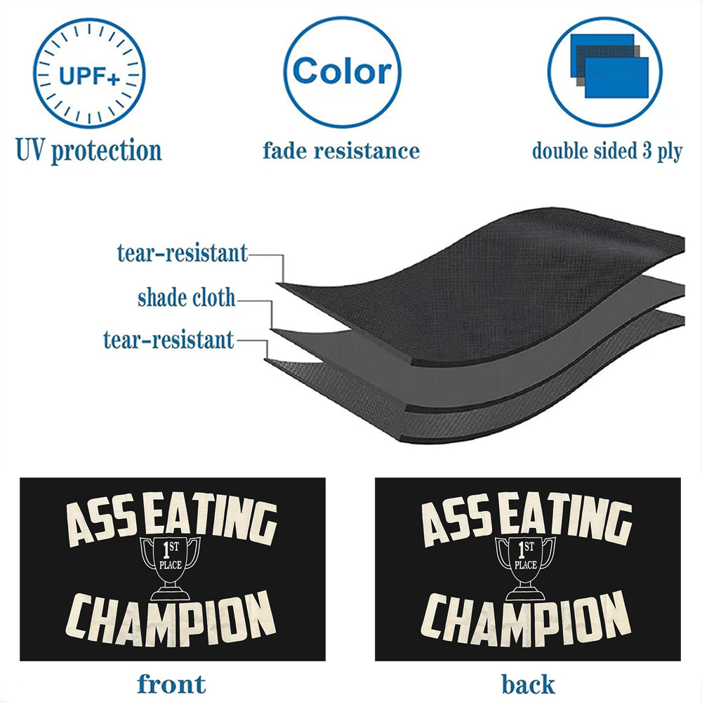 Ass Eating Champion 1st Place flag 3x5ft banner man cave