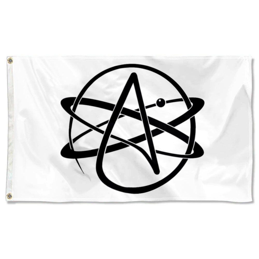 Atheist flag Atheism Agnosticism Agnostic A Atom Symbol Religion flags 3x5ft banner man cave
