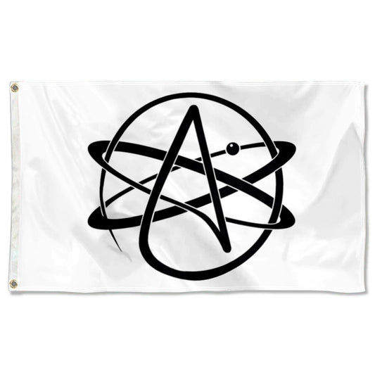 Atheist flag Atheism Agnosticism Agnostic A Atom Symbol Religion flags 3x5ft banner man cave