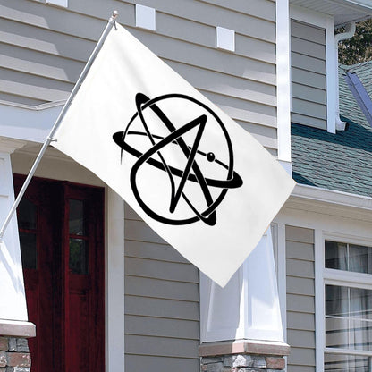 Atheist flag Atheism Agnosticism Agnostic A Atom Symbol Religion flags 3x5ft banner man cave