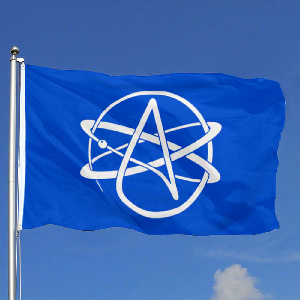 Atheist flag 3x5ft banner man cave