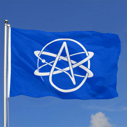 Atheist flag 3x5ft banner man cave