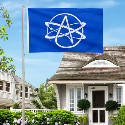 Atheist flag 3x5ft banner man cave
