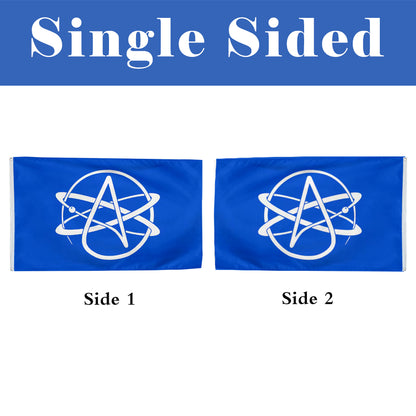 Atheist flag 3x5ft banner man cave