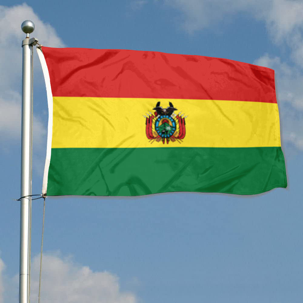 Bolivia Crest flag 3x5ft banner man cave
