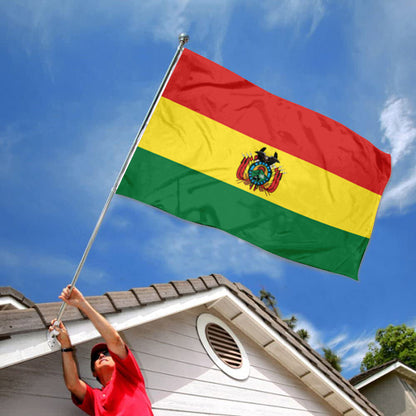 Bolivia Crest flag 3x5ft banner man cave