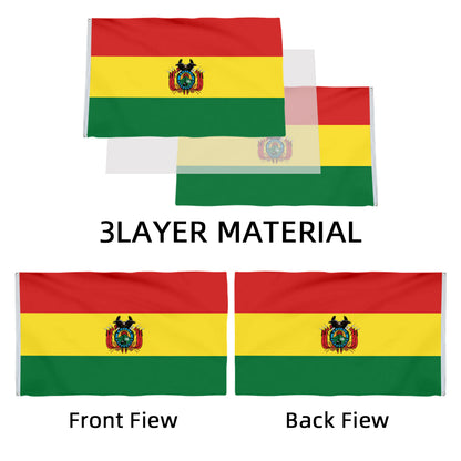Bolivia Crest flag 3x5ft banner man cave