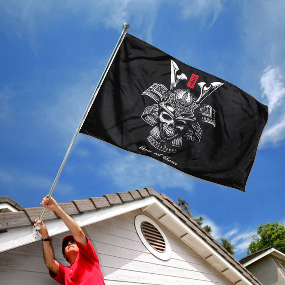 Bushido "Choice Not Chance" flag 3x5ft banner man cave