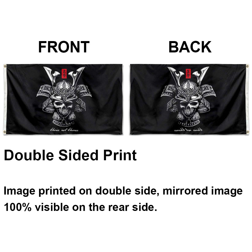 Bushido "Choice Not Chance" flag 3x5ft banner man cave
