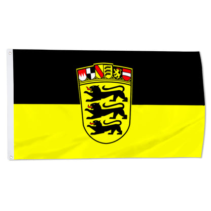 Baden-Wurttemberg Germany State (Stuttgart Coat of Arms) flag 3x5ft banner man cave