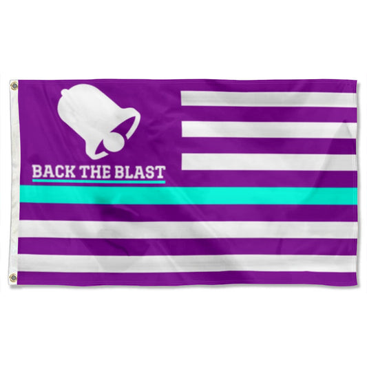 "Back The Blast" Baja Blast flag 3x5ft banner man cave