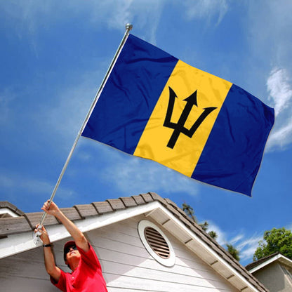 Barbados flag 3x5ft banner man cave