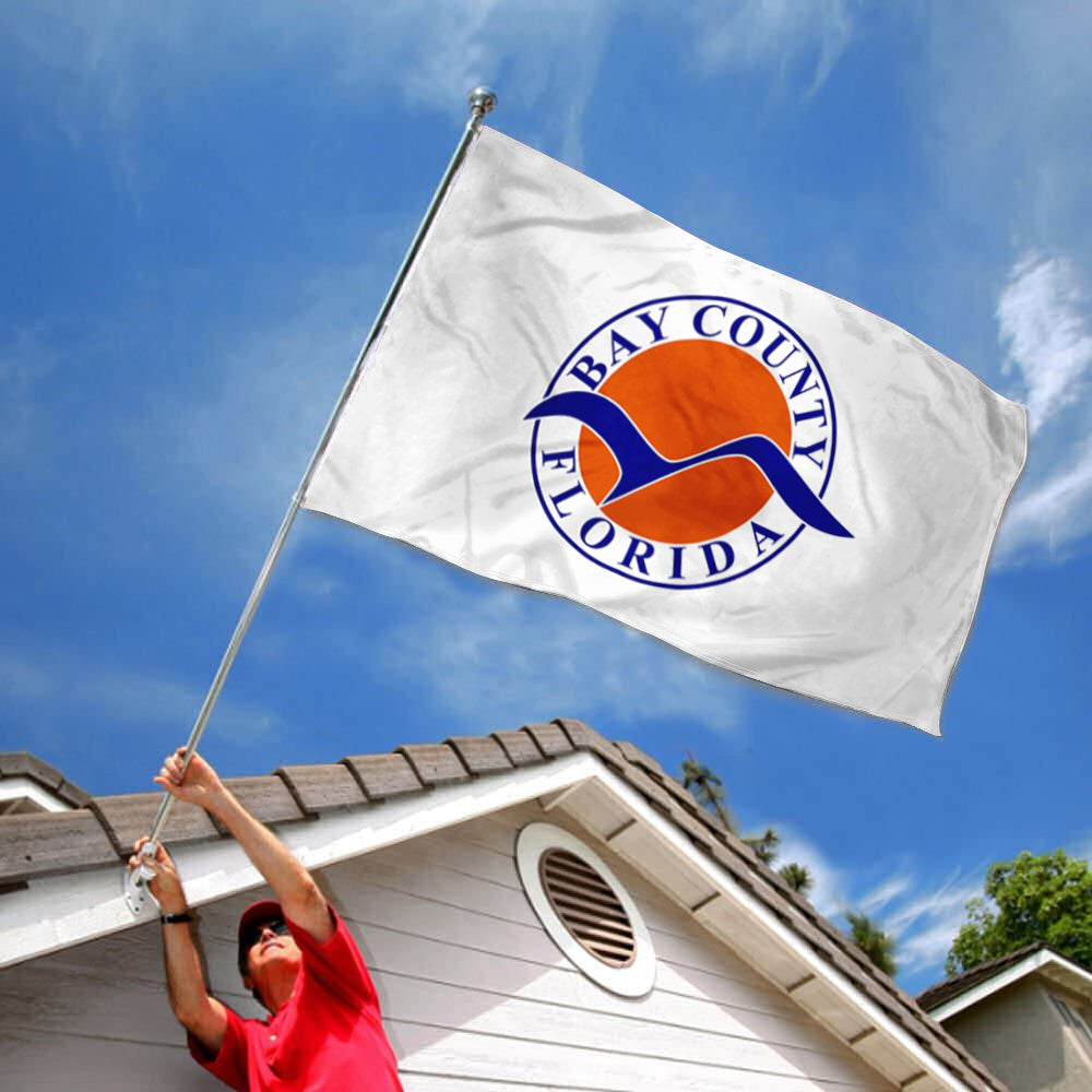 Bay County Florida State United States of America flag 3x5ft banner man cave