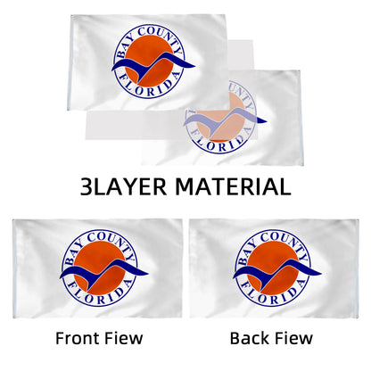 Bay County Florida State United States of America flag 3x5ft banner man cave