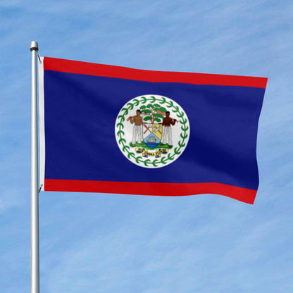 Belize flag 3x5ft banner man cave