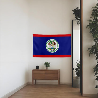 Belize flag 3x5ft banner man cave