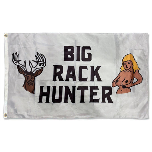 Big Rack Hunter flag 3x5ft banner man cave