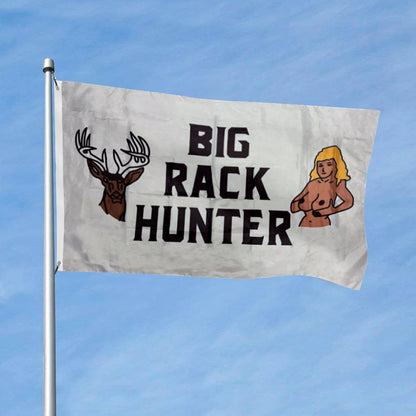 Big Rack Hunter flag 3x5ft banner man cave