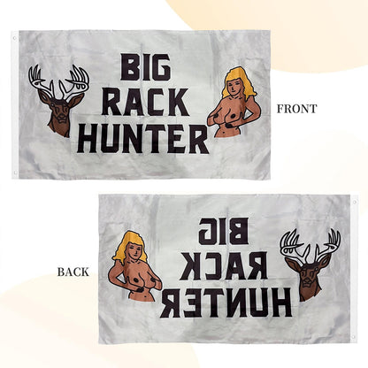 Big Rack Hunter flag 3x5ft banner man cave