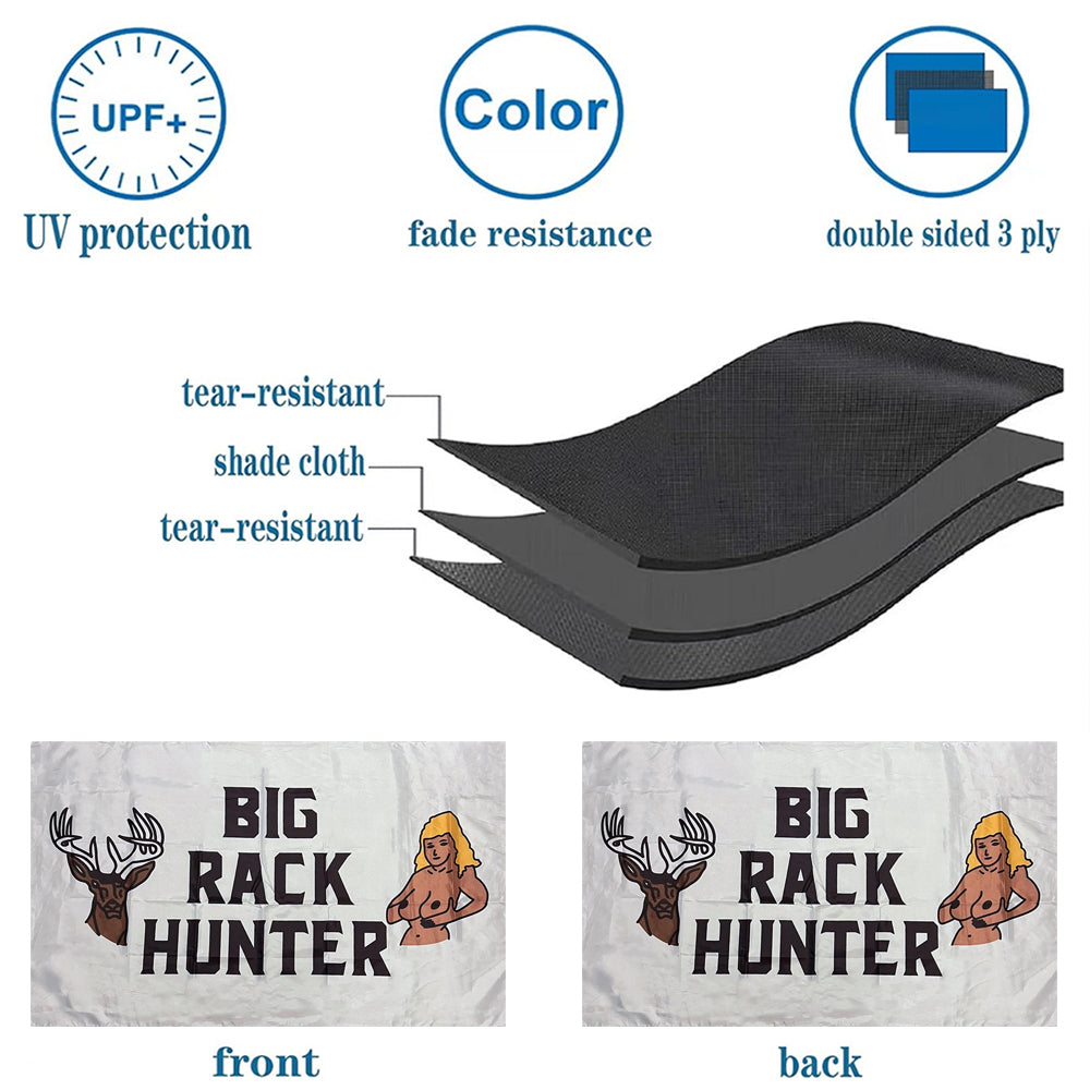 Big Rack Hunter flag 3x5ft banner man cave