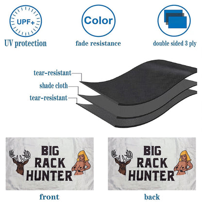 Big Rack Hunter flag 3x5ft banner man cave