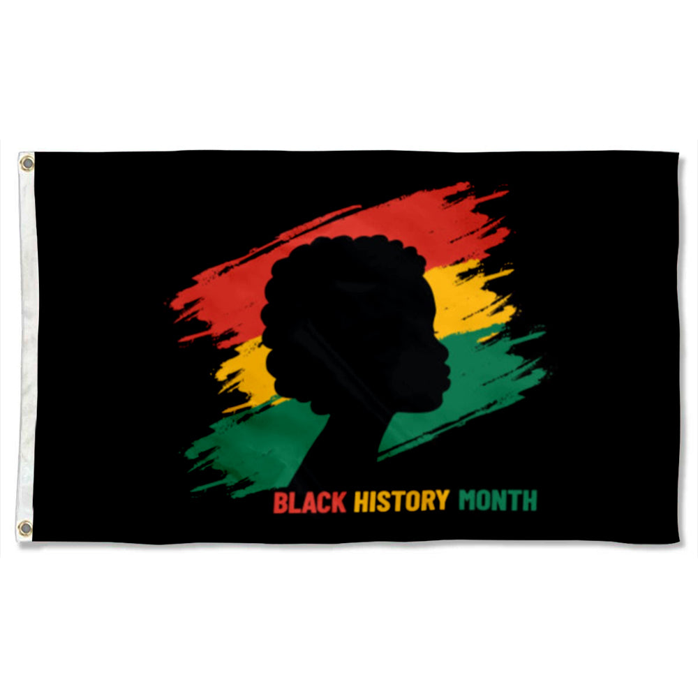 Black History Month flag 3x5ft banner man cave