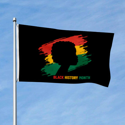 Black History Month flag 3x5ft banner man cave