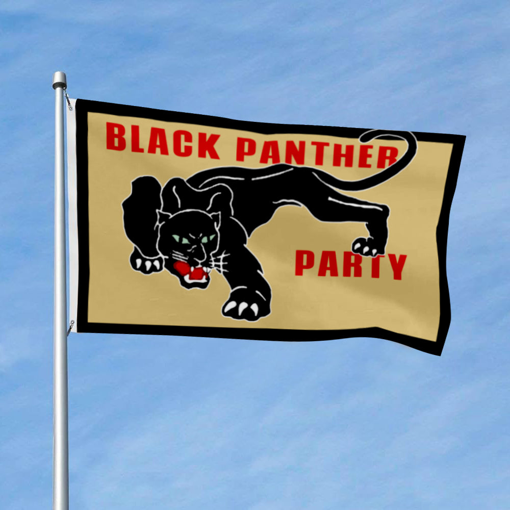 Black Panther Party US Black Lives Matter BLM flag 3x5ft banner man cave