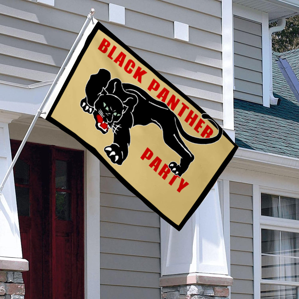 Black Panther Party US Black Lives Matter BLM flag 3x5ft banner man cave