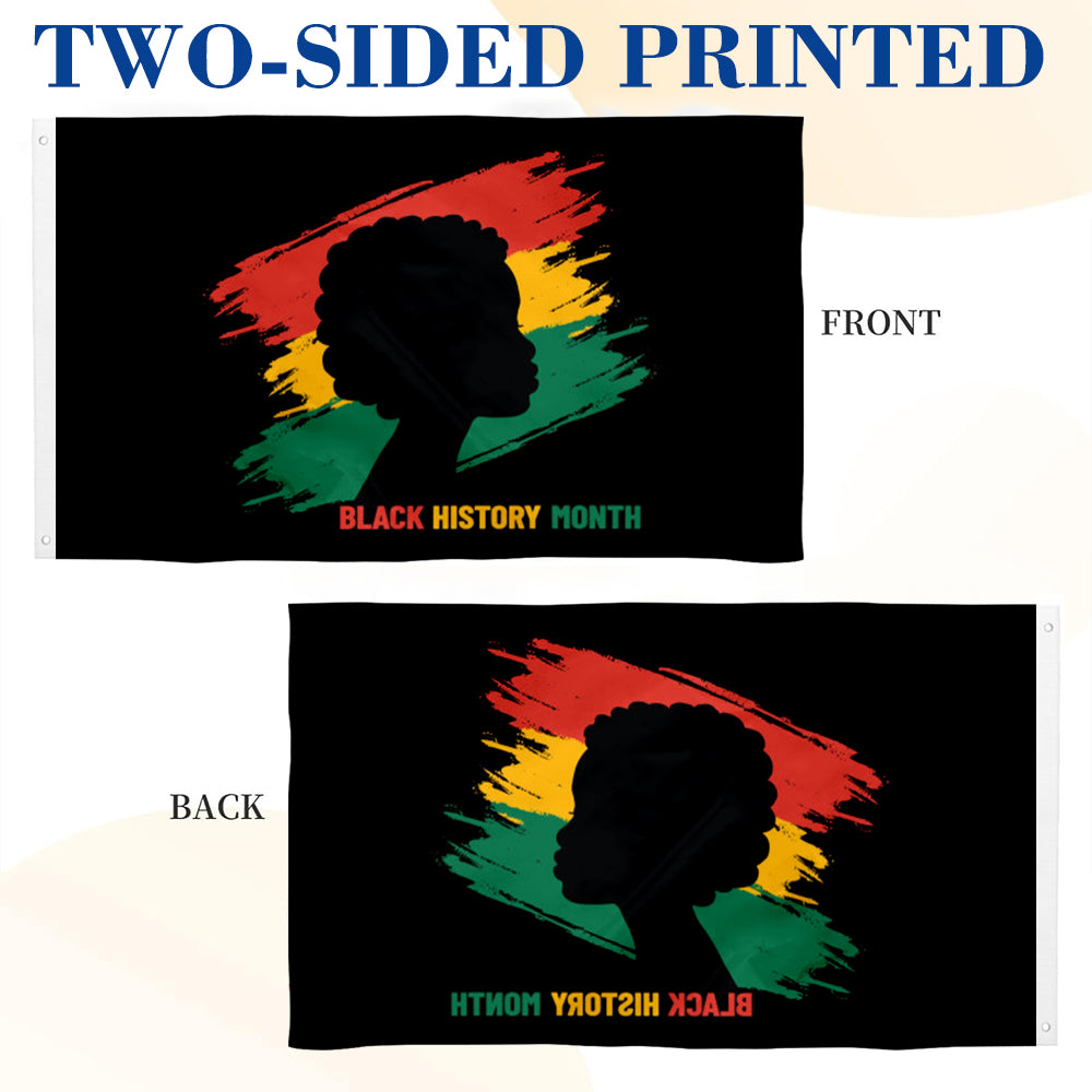 Black History Month flag 3x5ft banner man cave