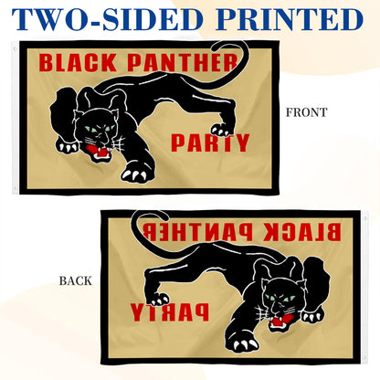Black Panther Party US Black Lives Matter BLM flag 3x5ft banner man cave
