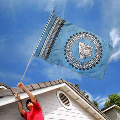 Blackfeet Nation Tribal flag 3x5ft banner man cave