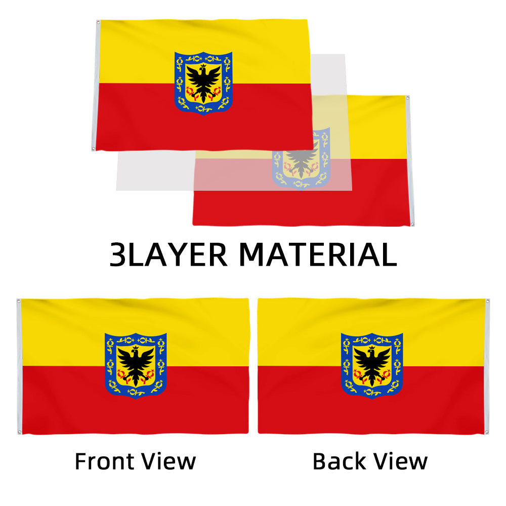 Bogotá City flag Colombia flags 3x5ft banner man cave