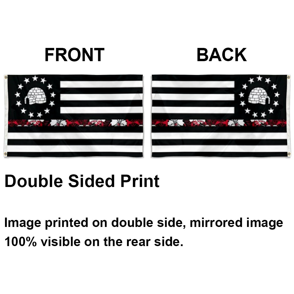 Boogaloo Movement Igloo Libertarian flag 3x5ft banner man cave