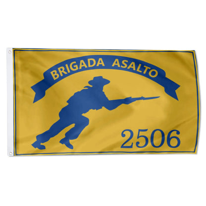 Brigada de Asalto 2506 Cuba flag 3x5ft banner man cave