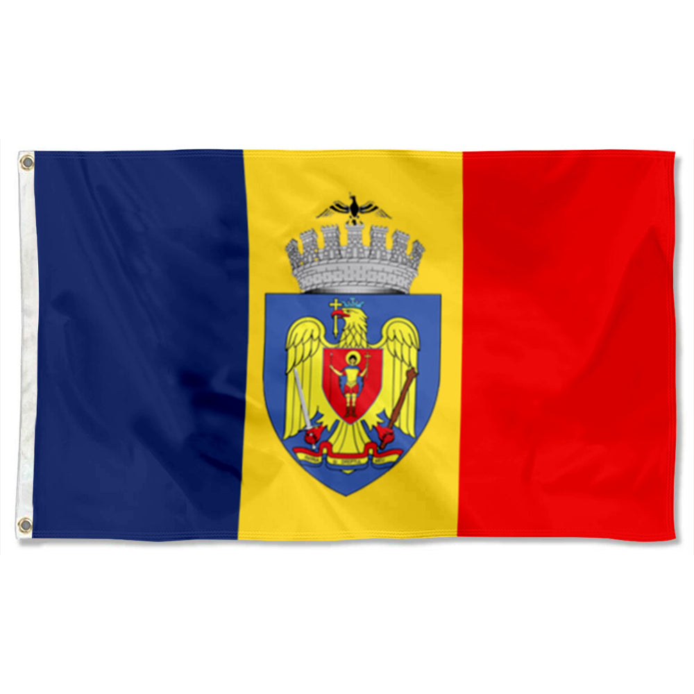 Bucharest, Romania flag 3x5ft banner man cave