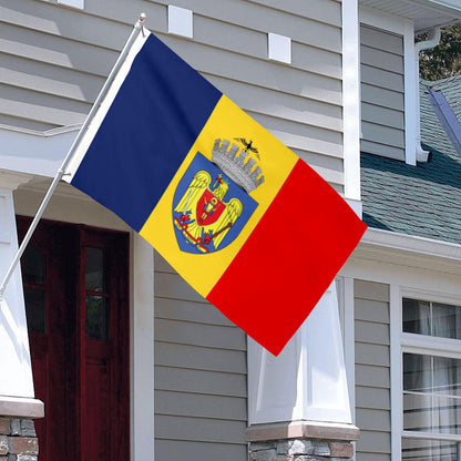 Bucharest, Romania flag 3x5ft banner man cave