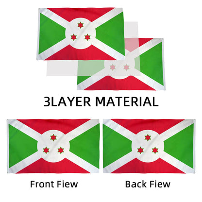 Burundi National flag 3x5ft banner man cave