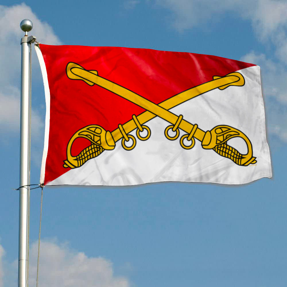 CAVALRY BRANCH DIAGONAL ORIGINAL flag 3x5ft banner man cave