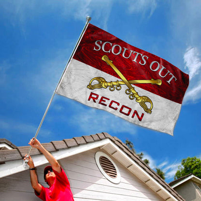 CAVALRY SCOUTS OUT RECON flag 3x5ft banner man cave