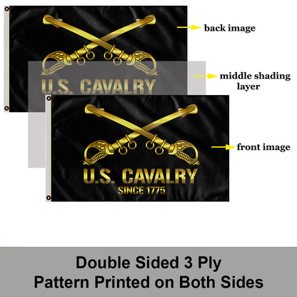 CAVALRY 1775 OUTDOOR flag 3x5ft banner man cave
