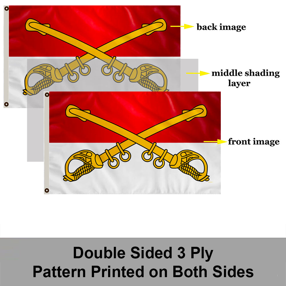 CAVALRY BRANCH flag 3x5ft banner man cave