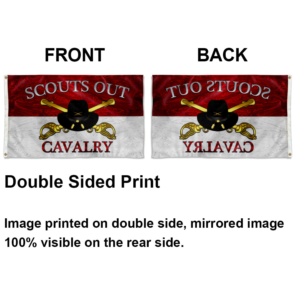CAVALRY OFFICER STETSON SCOUTS OUT flag 3x5ft banner man cave