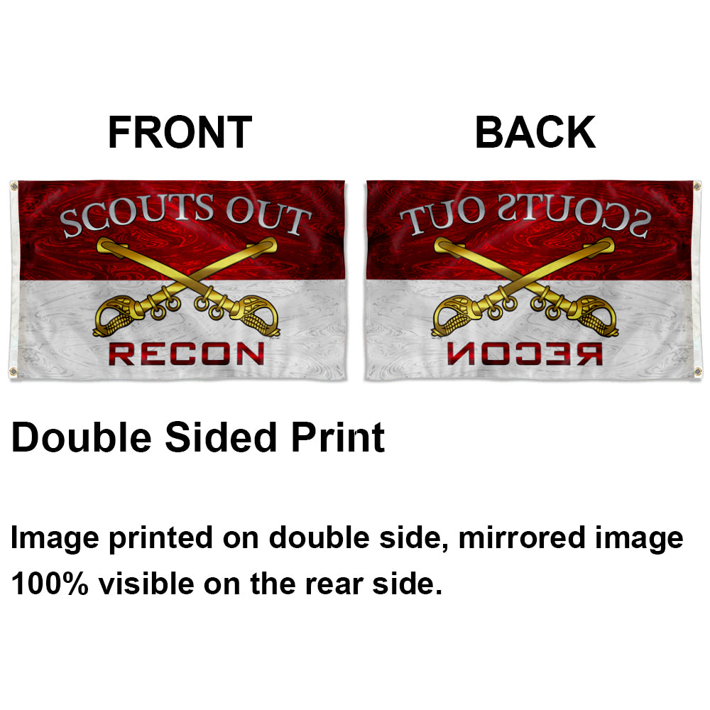 CAVALRY SCOUTS OUT RECON flag 3x5ft banner man cave